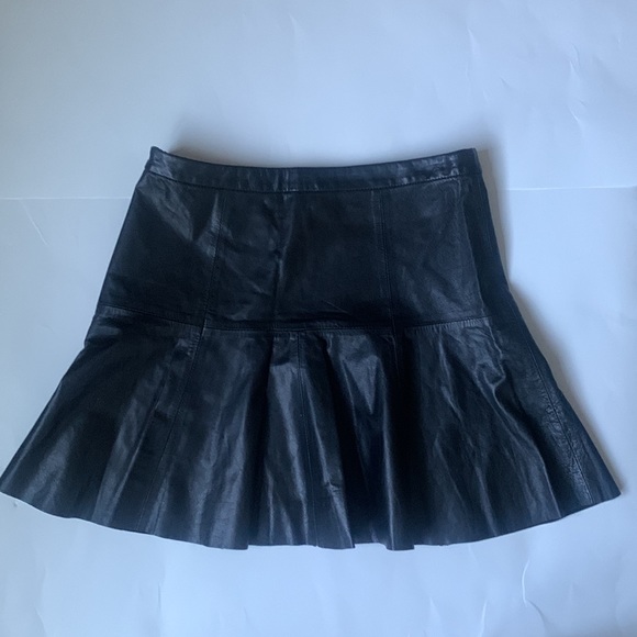 Joie leather pleated skirt - Picture 4 of 10